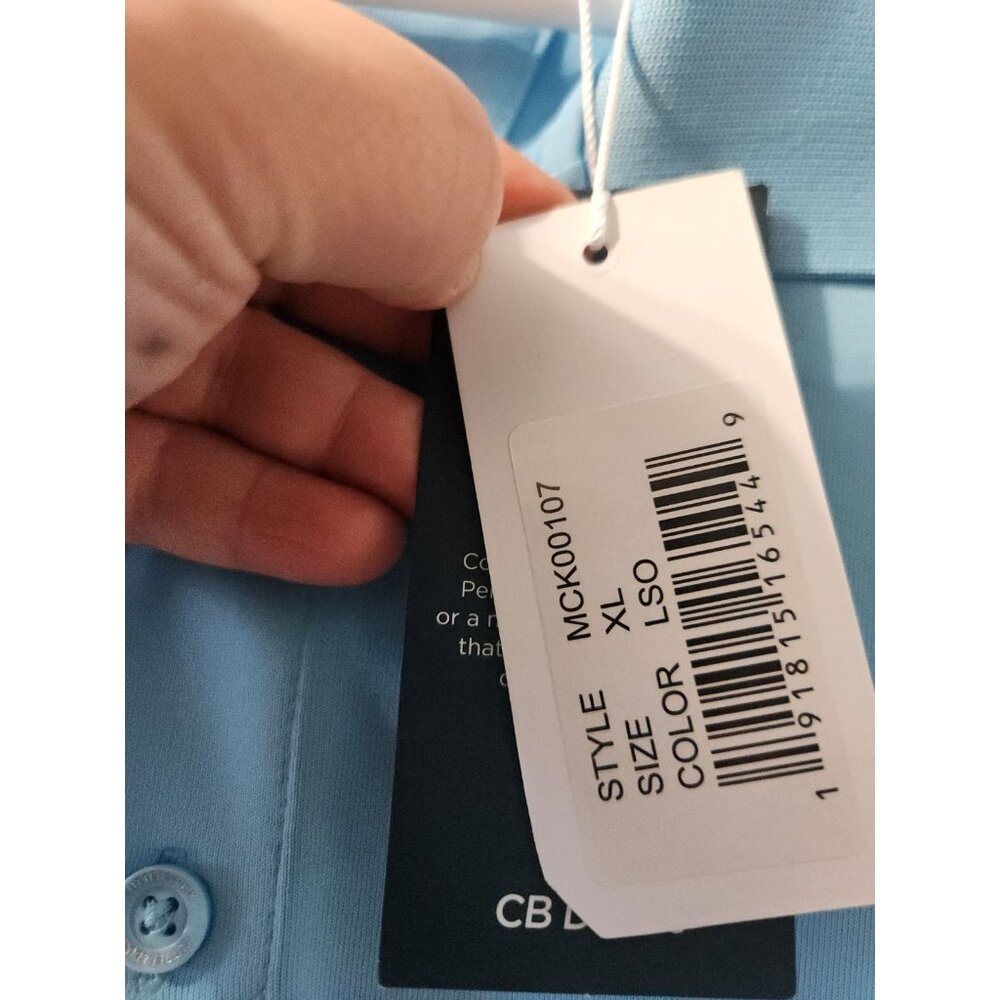 Cutter And Buck Polo XL New With Tag With Desjardins Logo On Sleeve - Picture 4 of 10